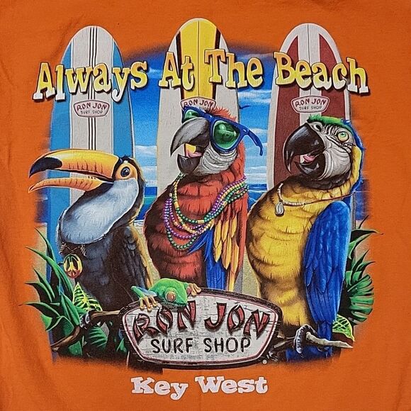 RON JON YOUTH SURF SHOOP SHOP TEE FOR KEY WEST. YOUTH SIZE SMALL 17X20 - Picture 6 of 6